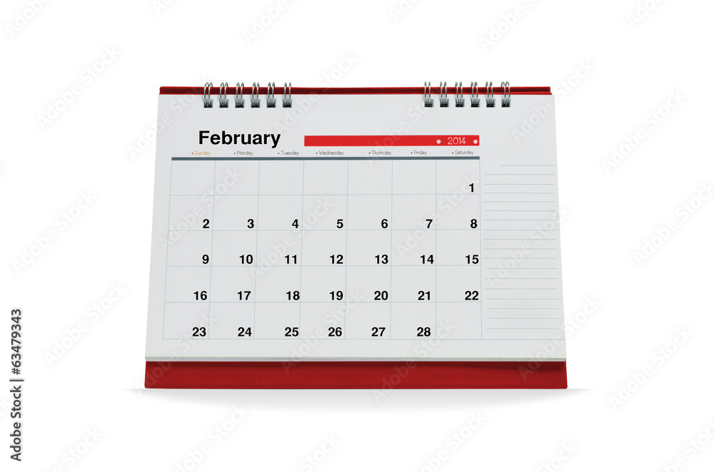 February calendar February calendar