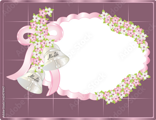 Grußkarte zur Hochzeit
