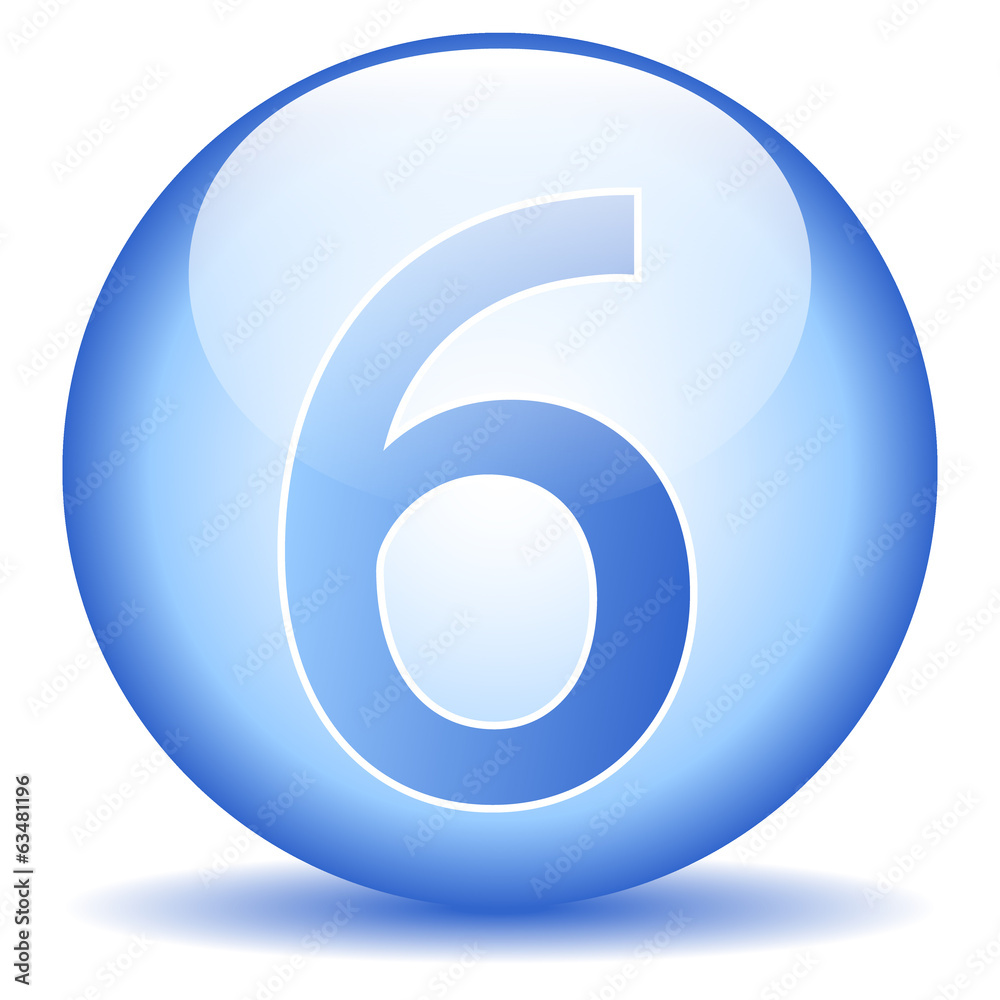 Number six button Number six button