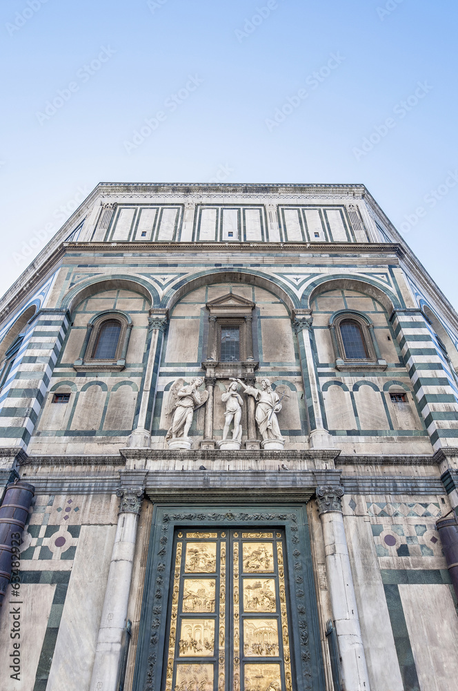The Battistero di San Giovanni in Florence, Italy