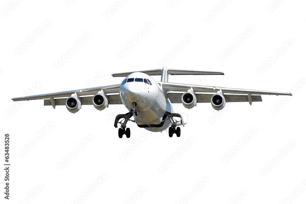 Privat jet plane isolated on a white background Privat jet plane isolated on a white background