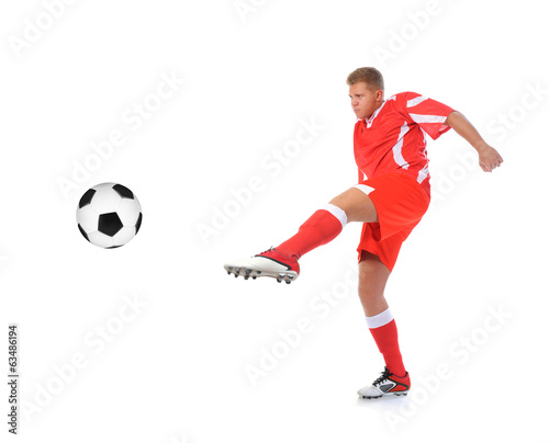 Fototapeta Naklejka Na Ścianę i Meble -  Footballer player