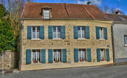 France, the village of Gaillon sur Montcient photo