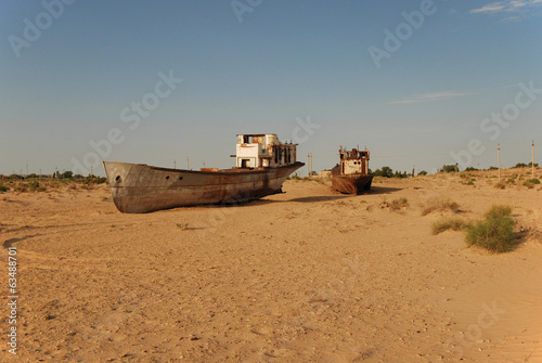 Ship wreckages at Moynaq