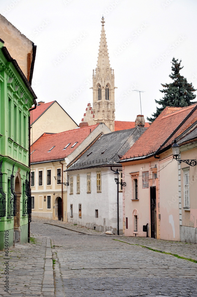 street in Bratislava, Slovakia, Europe