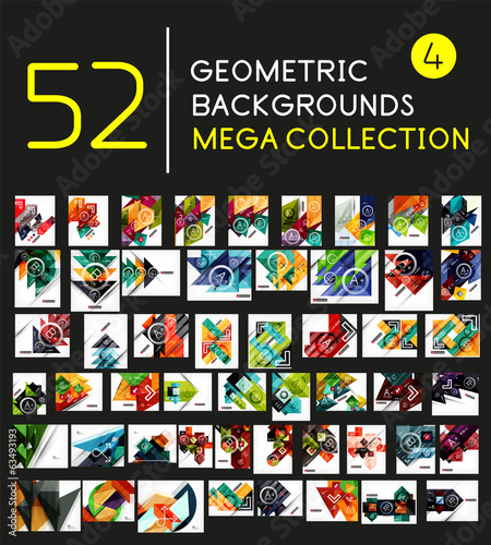 Mega collection of abstract backgrounds