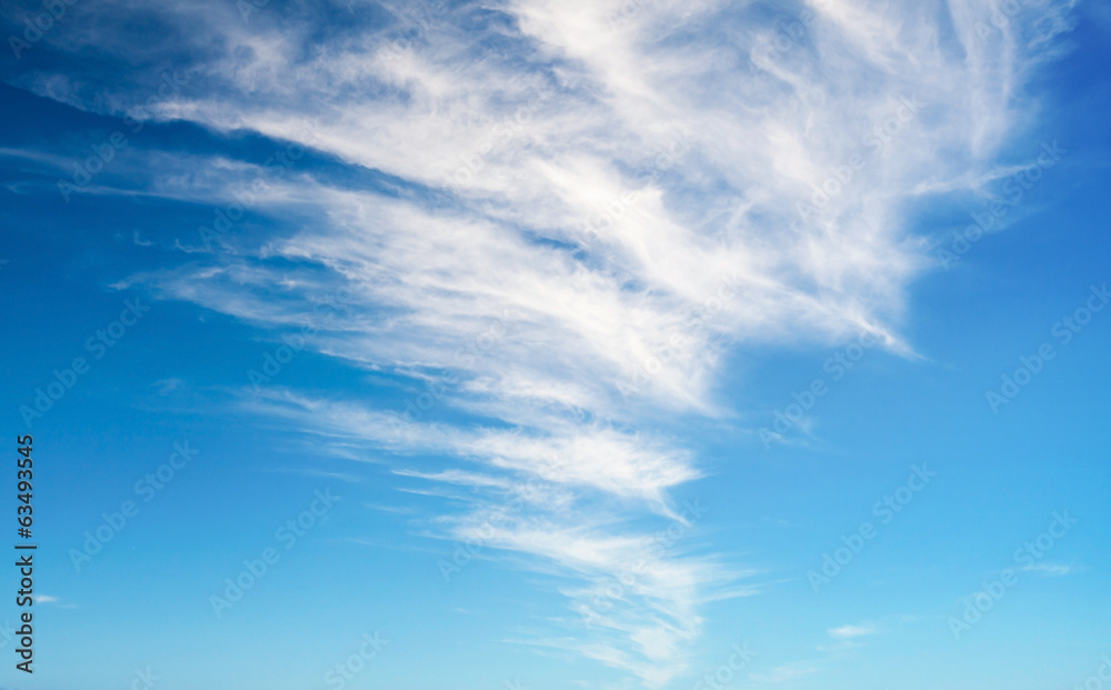 Blue sky with windy clouds. Background photo texture Blue sky with windy clouds. Background photo texture