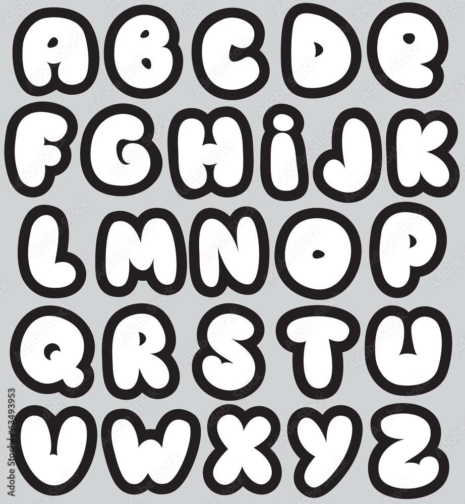 Letters Alphabet Different Fonts