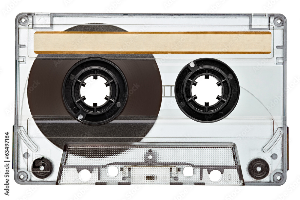 Fototapeta premium music audio tape vintage