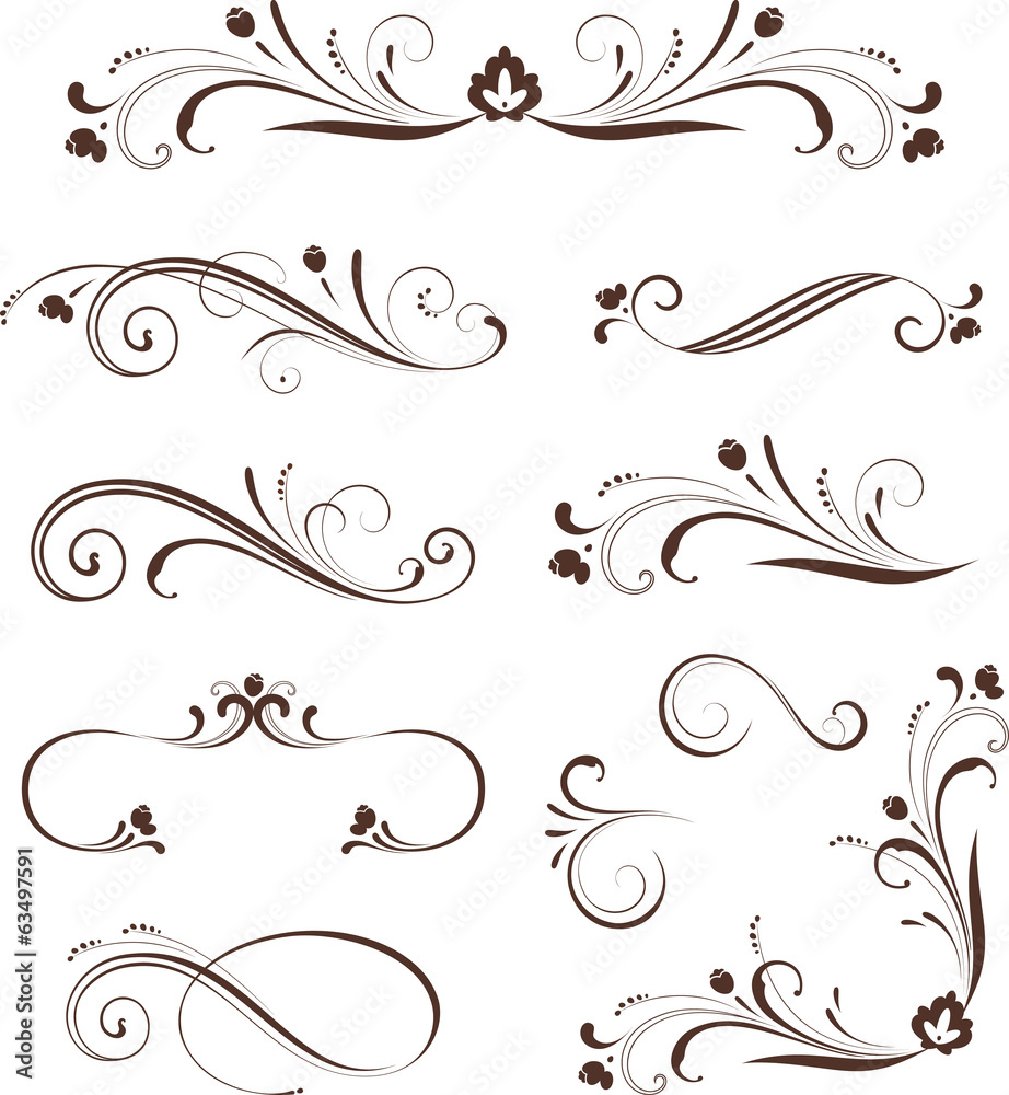 scroll_set_floral