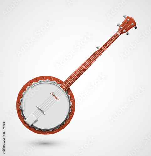 Isolated banjo