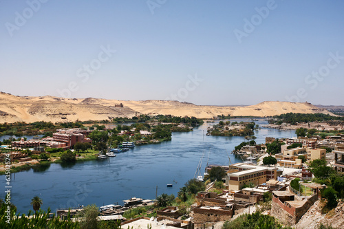 Life on the River Nile in Egypt #63502524