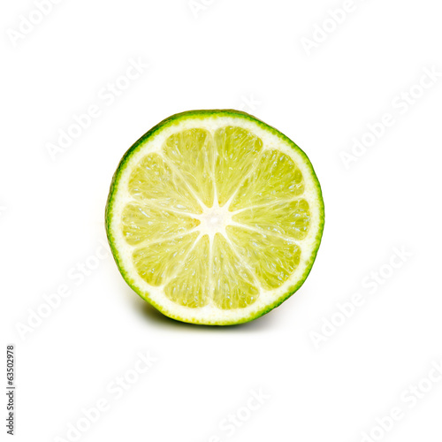 Lime isolated on white background