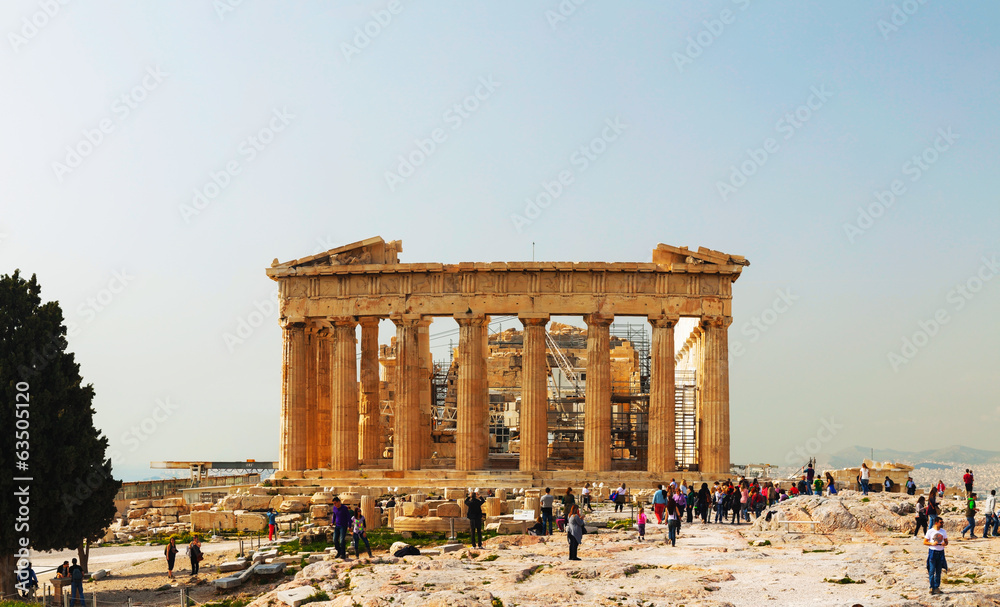 Parthenon at Acropolis in Athens, Greece