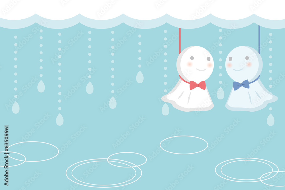 梅雨の背景