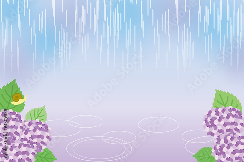 梅雨の背景