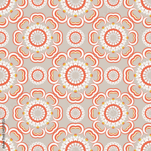 Delicate seamless floral pattern