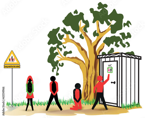 Waiting toilet