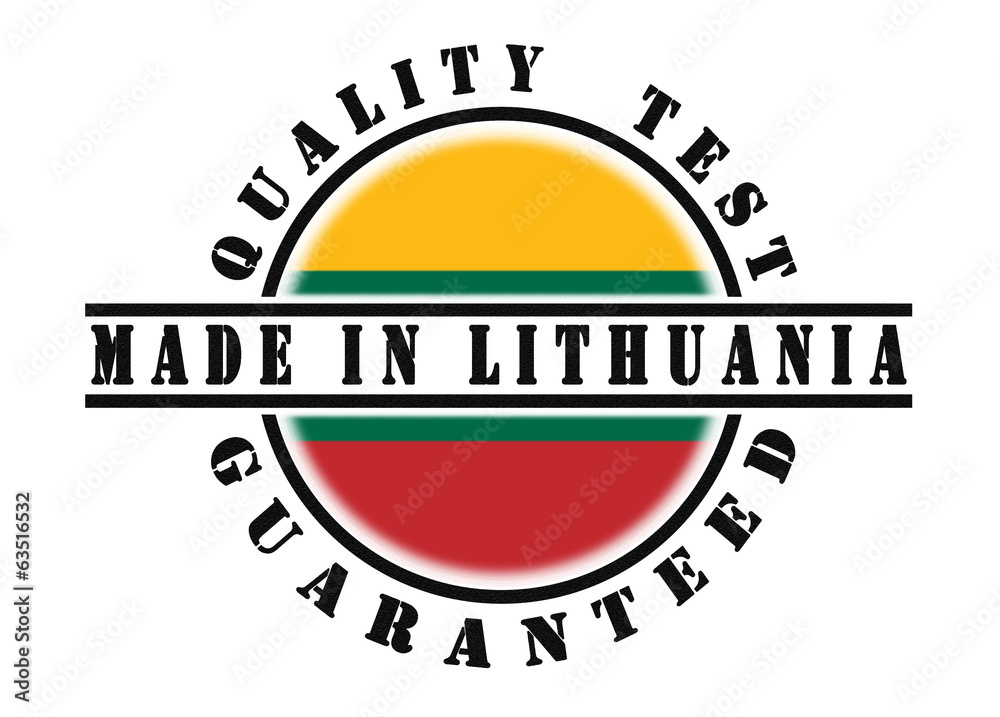 Fototapeta premium Quality test guaranteed stamp