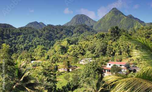 Traumhafte Landschaft auf Dominica - Karibik photo