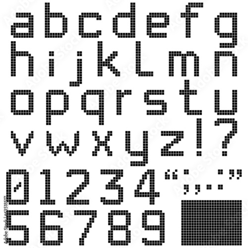 Square Pixel Font