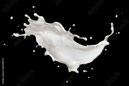 Canvastavla milk splash