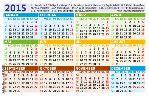 Taschenkalender 2015
