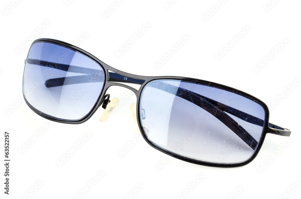 Sunglasses isolated white background Sunglasses isolated white background