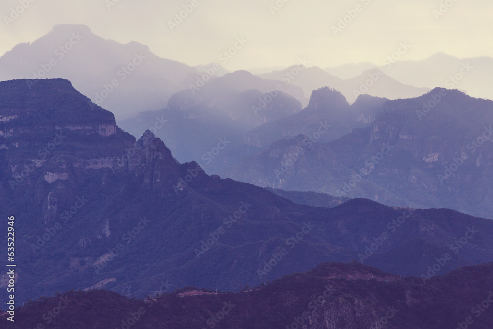 Fototapeta premium Góry w Meksyku