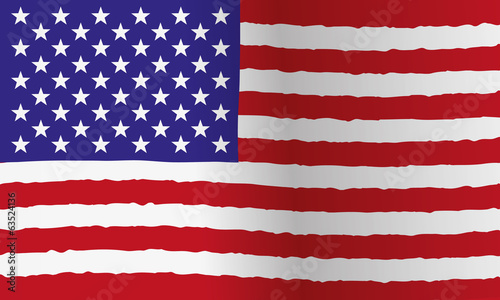 Vector of United States Flag