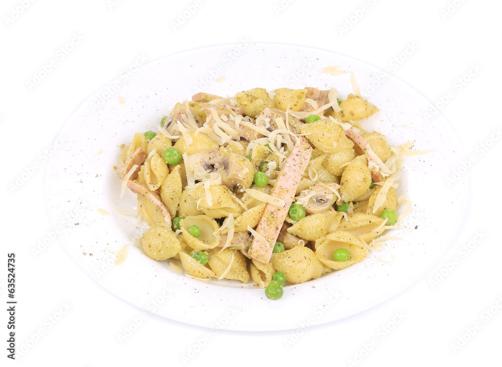 pasta cavatappi with vegetables and sausage pasta cavatappi with vegetables and sausage