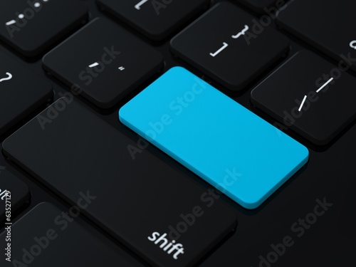 Blue enter key