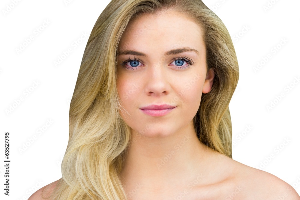 Fototapeta premium Smiling blonde natural beauty