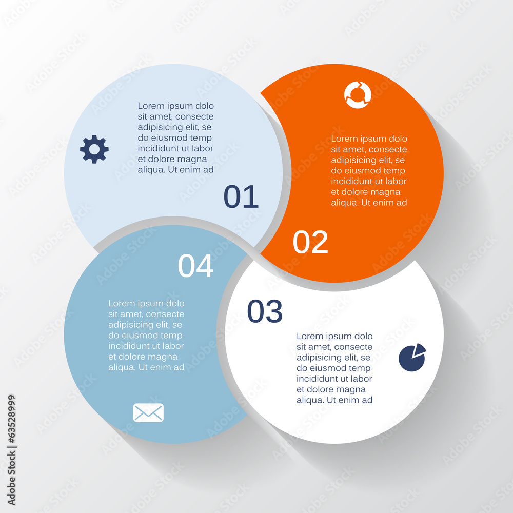 Modern vector info graphic for business project Modern vector info graphic for business project