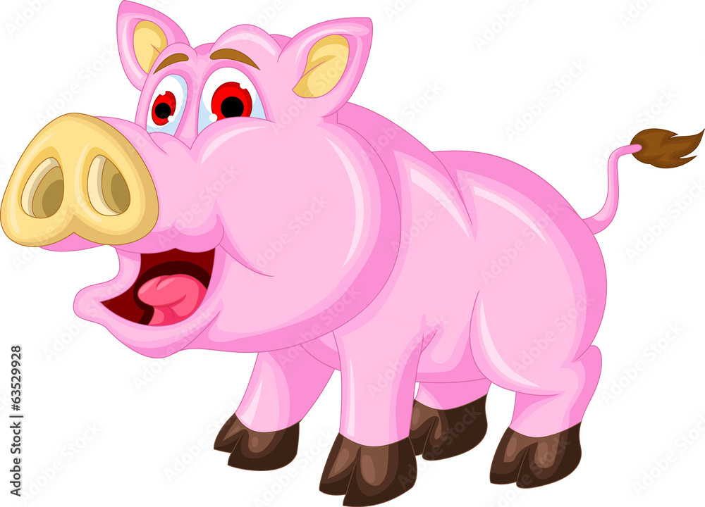 Fototapeta premium pig cartoon