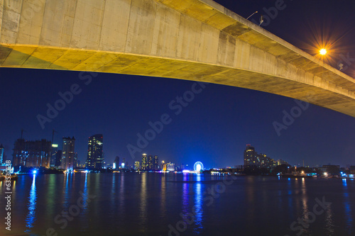 Bridge at night in Thailand © Photo Gallery