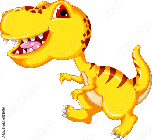 cheerful dinosaur