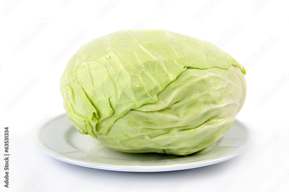 fresh chinese cabbage on white Isolated. fresh chinese cabbage on white Isolated.