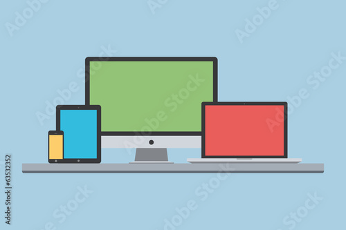 flat design device