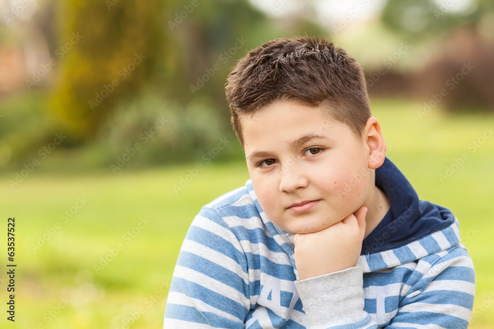 Portrait of a seven years old young caucasian boy Portrait of a seven years old young caucasian boy