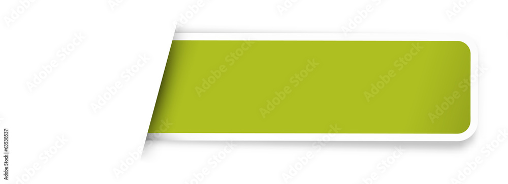 the blank green label
