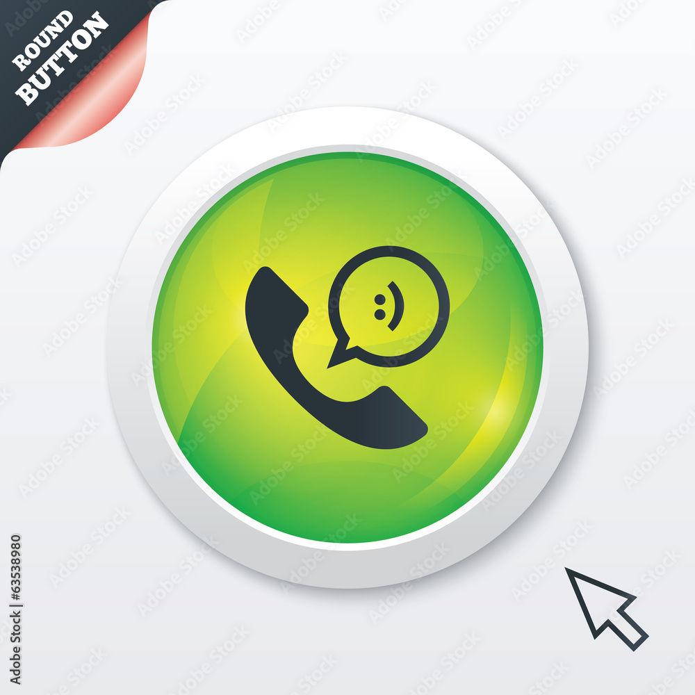 Phone sign icon. Support symbol. Phone sign icon. Support symbol.