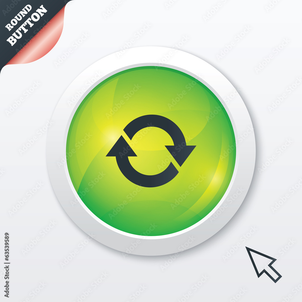 Rotation icon. Repeat symbol. Refresh sign. Rotation icon. Repeat symbol. Refresh sign.