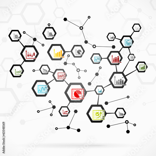 Complex infographics network