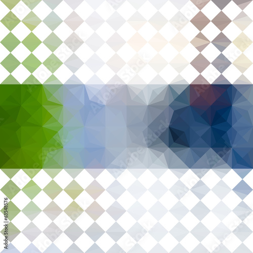 Green and blue defocused background with bright stripe