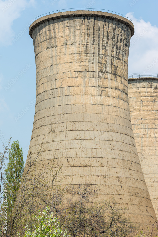 Abandoned Nuclear Power Plant Cooling Towers Abandoned Nuclear Power Plant Cooling Towers