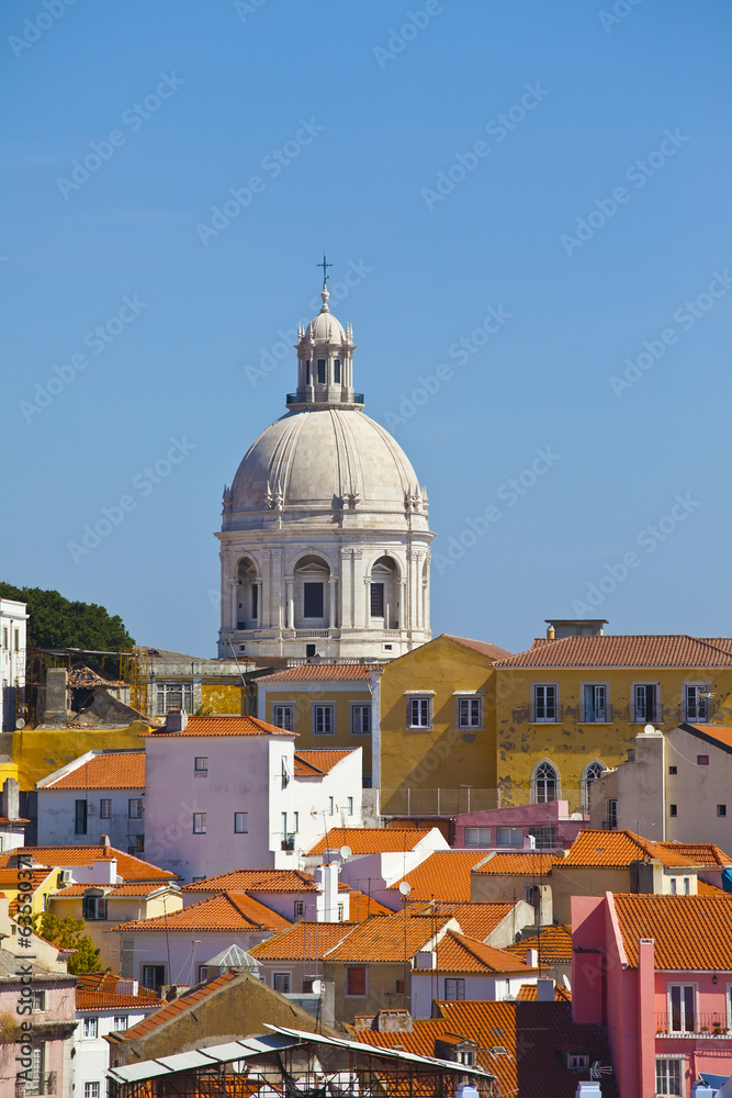 Lisbon pantheon and Alfama, Portugal