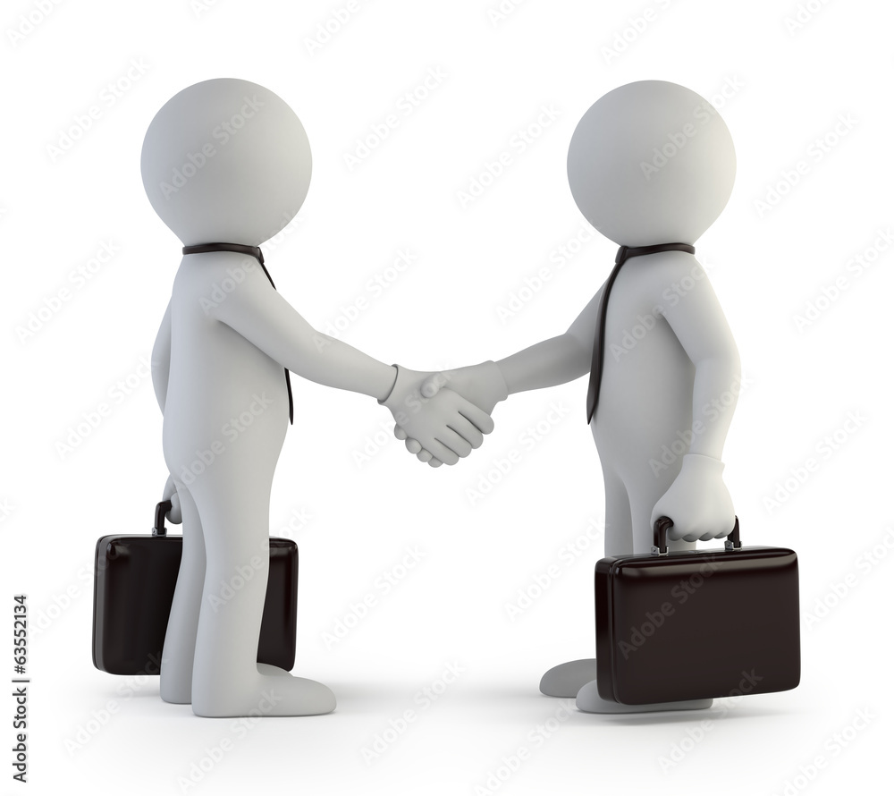 3d small people - deal 3d small people - deal