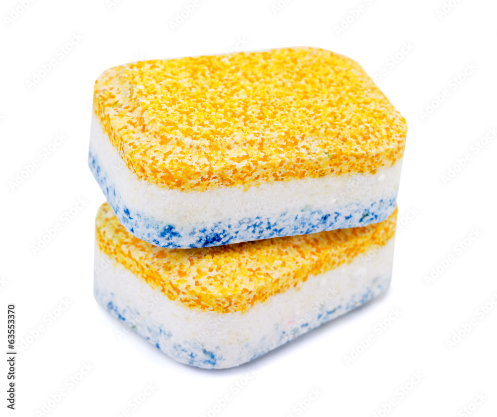 Fototapeta premium Dishwasher tablets