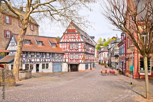 Historische Fachwerk-Altstadt am Idsteiner Marktplatz